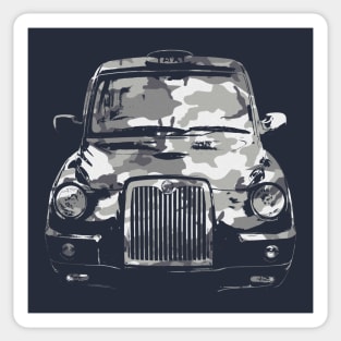 London black cab taxi monoblock urban camo Sticker